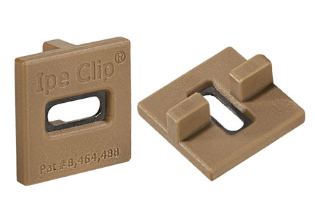 deckwise Extreme S hardwood clip hardwood brown